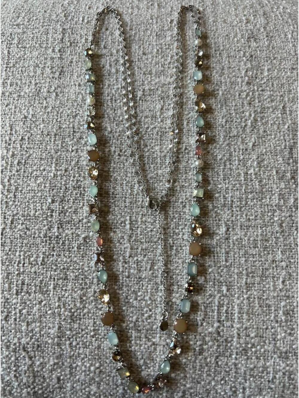 Assorted Emerald Cut Rectangle Necklace - Picture 3 of 7
